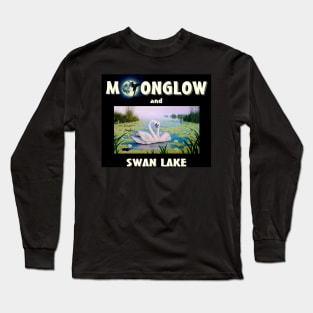 Moonglow abd Swan Lake Ballet Abstract Print Long Sleeve T-Shirt